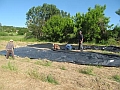 Preparation of the protective film against ground water (usually not necessary!)