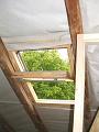Dachfenster im zukünftigen Treppenhaus