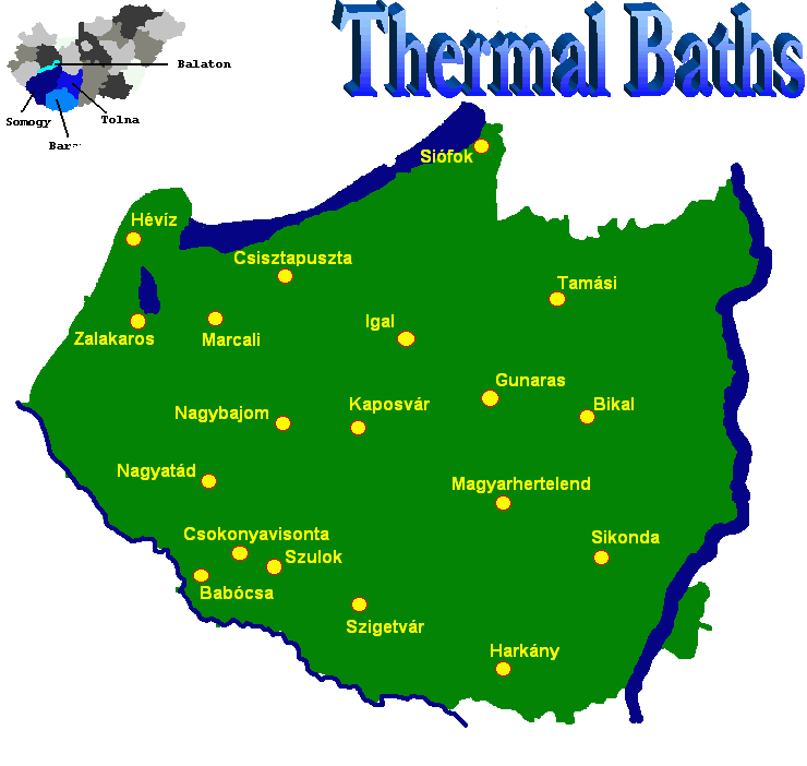 The Thermal Baths in Southern Transdanubia